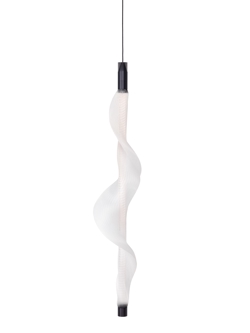 Huls voor Vapour hanglamp, transparant/zwart